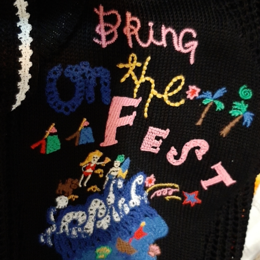Steve J & Yoni P Festival Knit Dress size S